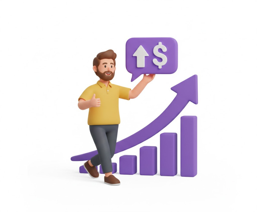 Dollar Sign Representing Financial Growth