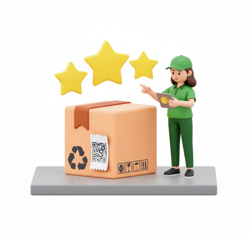 Delivery Note 3D Icon